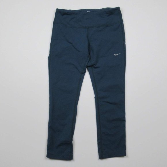 Nike Pants - Nike Dri-Fit Blue Capri Workout Leggings sz S
